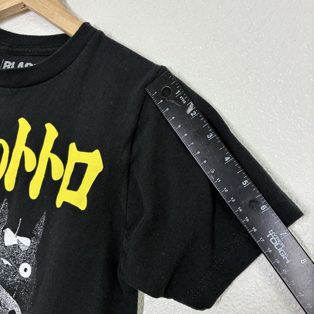 Black Matter Shirt Mens Small Black My Neighbor Totoro Graphic Tee Anime - Picture 8 of 8